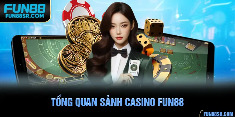 Tổng quan sảnh Casino FUB88 xanh chín